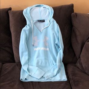 Under Armour Light Blue Pullover Hoodie
